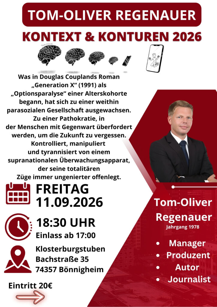 Kontext & Konturen 2026 mit Tom-Oliver Regenauer